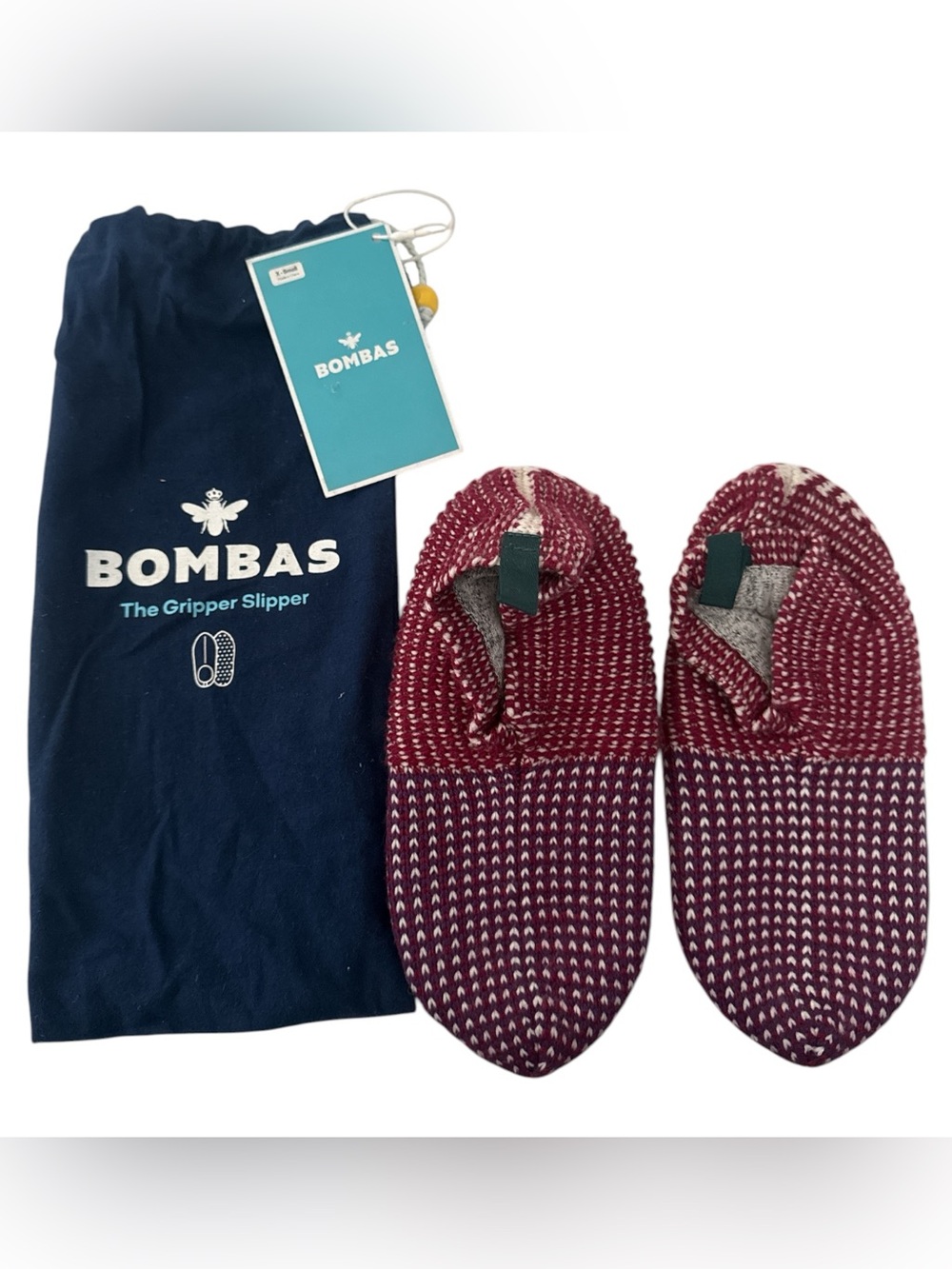 Bombas- The Gripper Slippers in maroon